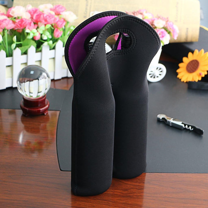 Hőszigetelt Dupla Palackos Borhordozó – Vásárolj 1-et, kapj 1-et INGYEN