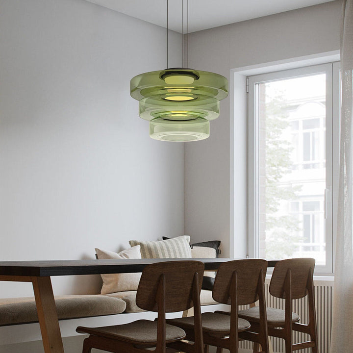 Modern üveg függőlámpa Bauhaus stílusban - AuroraSphere