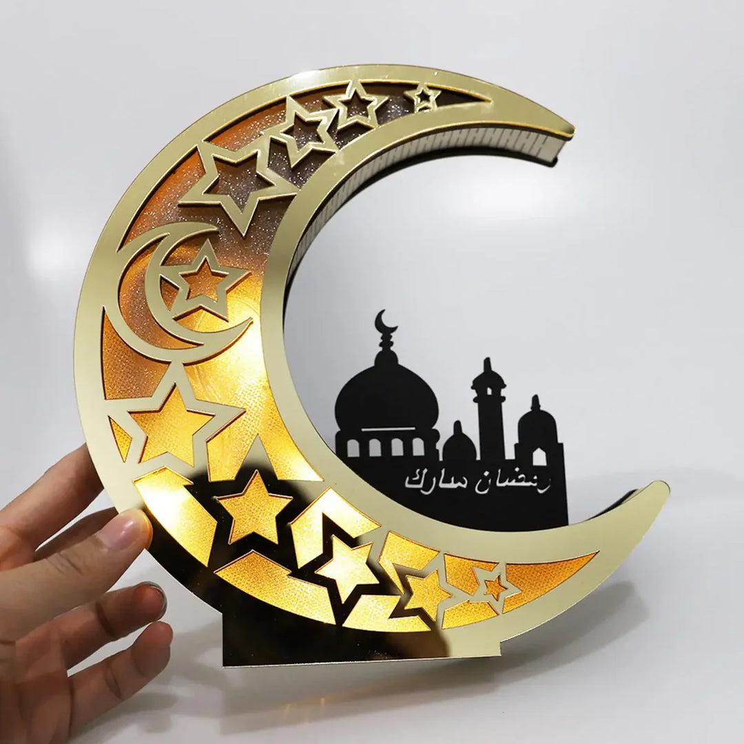Ünnepi Holdformájú LED Lámpa - LunarShine