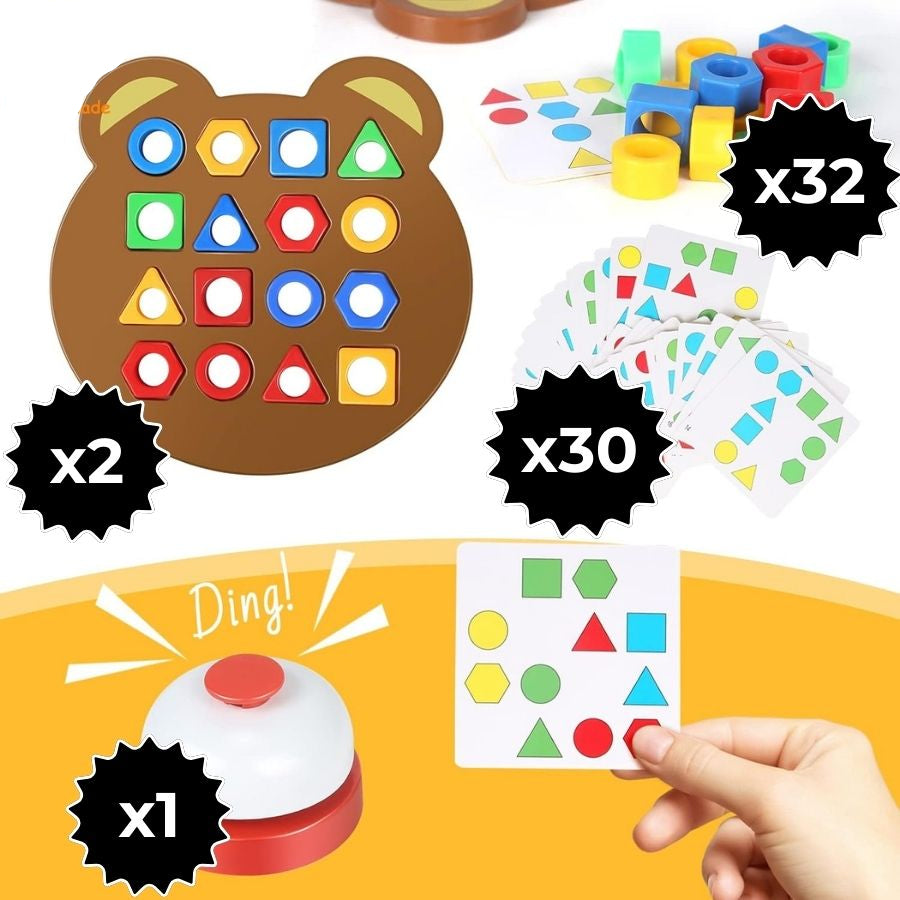 Forma- és Színpuzzle Gyermekeknek - ShapeMatch