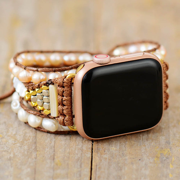 Édesvízi gyöngy Apple Watch Hurok szíj - Elvianne