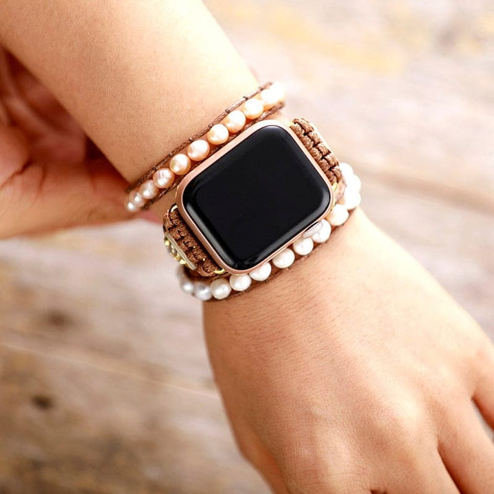 Édesvízi gyöngy Apple Watch Hurok szíj - Elvianne