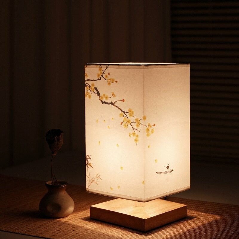 Japán-Skandináv Asztali Lámpa - HikariGlow