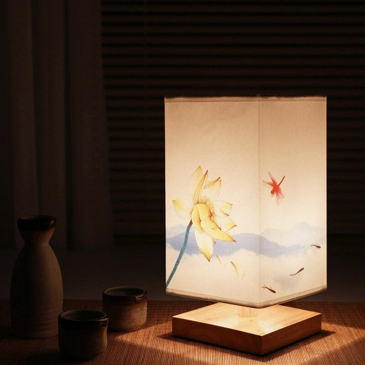 Japán-Skandináv Asztali Lámpa - HikariGlow