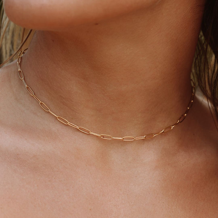 Paperclip Choker Nyaklánc - Lina