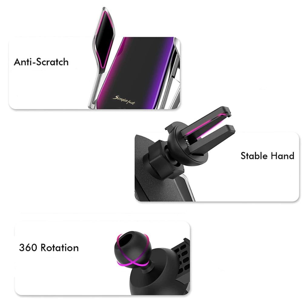 Automatikus telefon-tartó vezeték nélküli töltővel – GripCharge