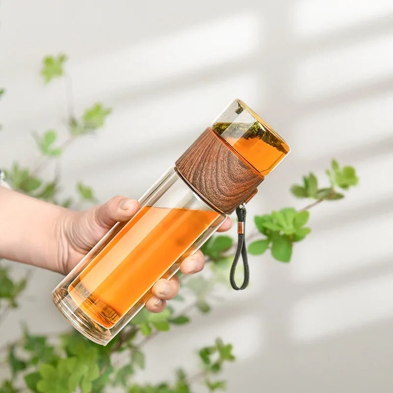 Üveg Hőtartó Flask - ClearTherm