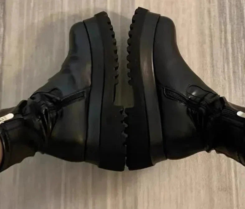 Női Platform Chelsea Rövidcsizmák Meleg Béléssel – Liora