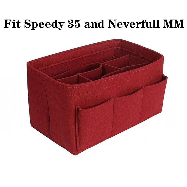 Filc Kézi Táska és Smink Szervező Betét – 1+1 INGYEN Többzsebes Táska Tároló