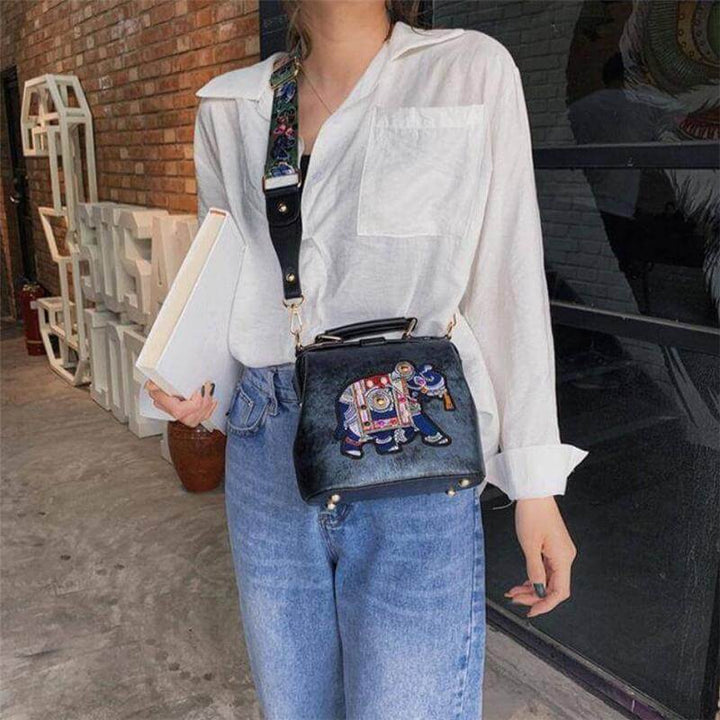 Hímzett Mandala Válltáska – Könnyű, Többfunkciós Bohém Dizájn