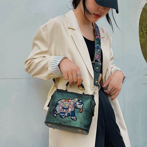 Hímzett Mandala Válltáska – Könnyű, Többfunkciós Bohém Dizájn