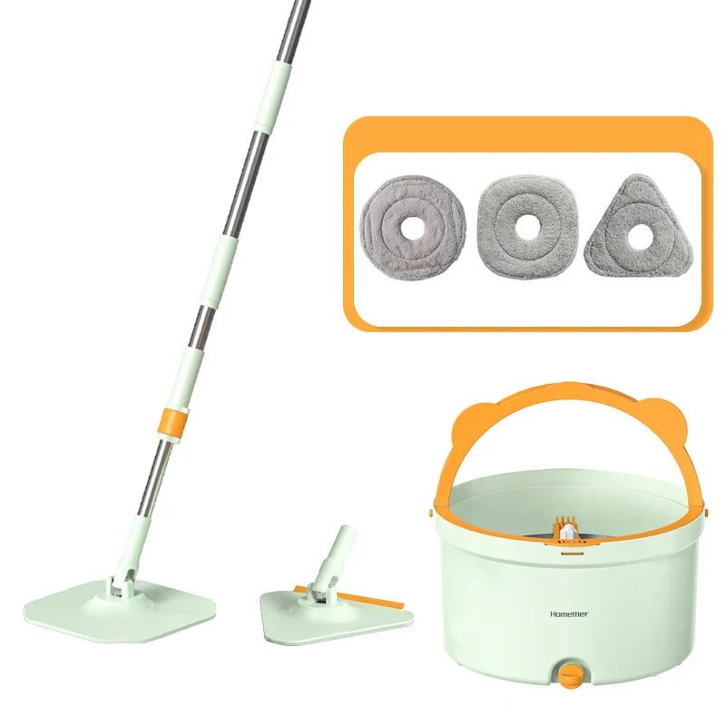 Öntisztító lapos mop vödörrel - SpinMop