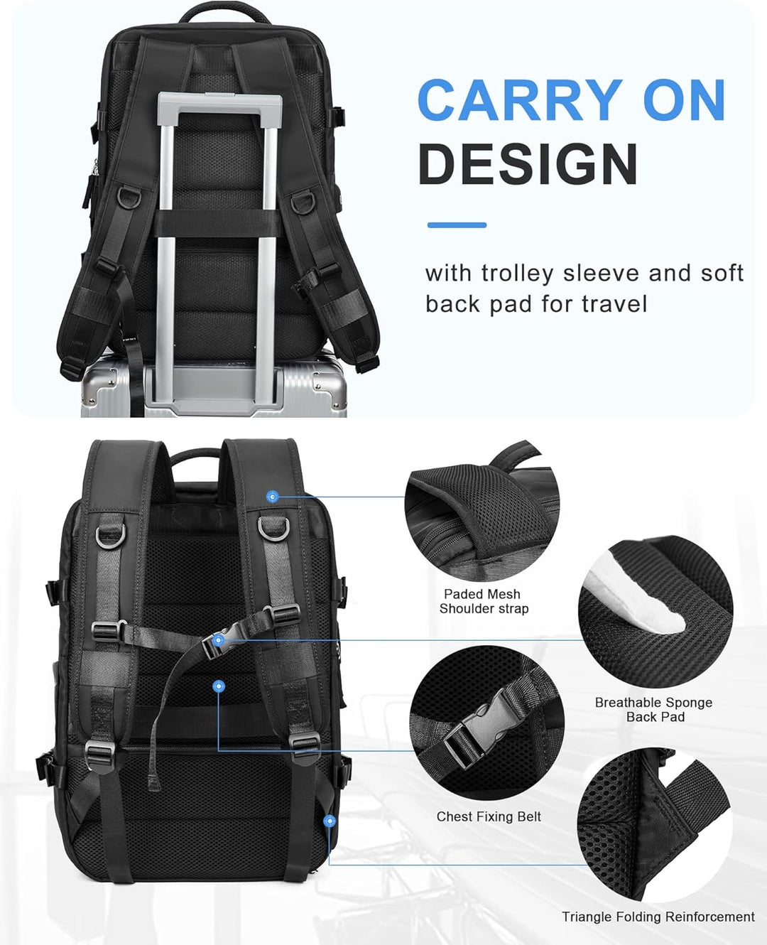 Többrekeszes laptop táska állítható vállpánttal