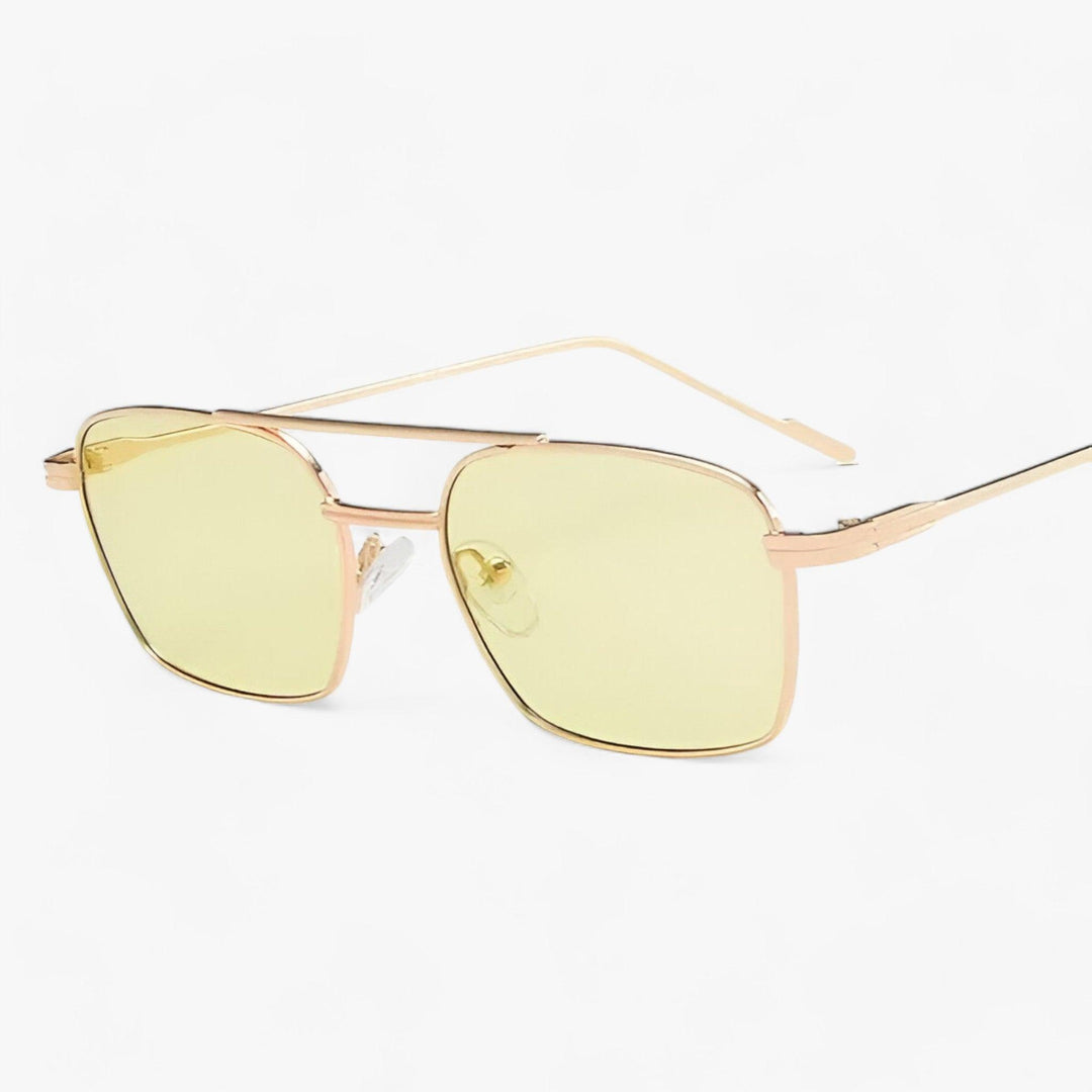 Vintage stílusú unisex napszemüveg dupla híddal – Aero