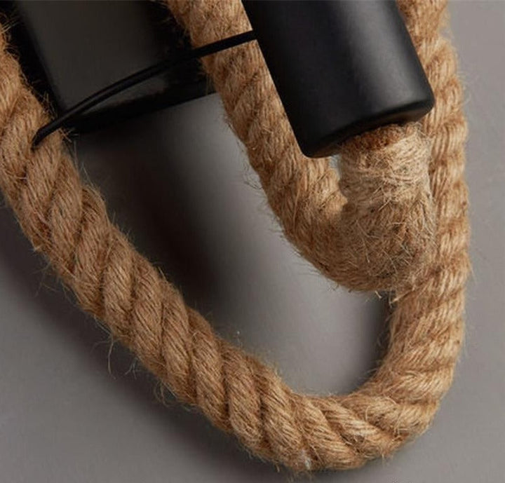 Vintage Kötél Fali Lámpa - RusticRope