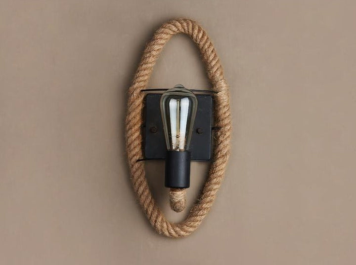 Vintage Kötél Fali Lámpa - RusticRope