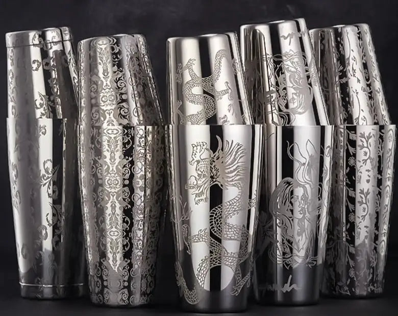 Gravírozott koktélrázó – Mixaro