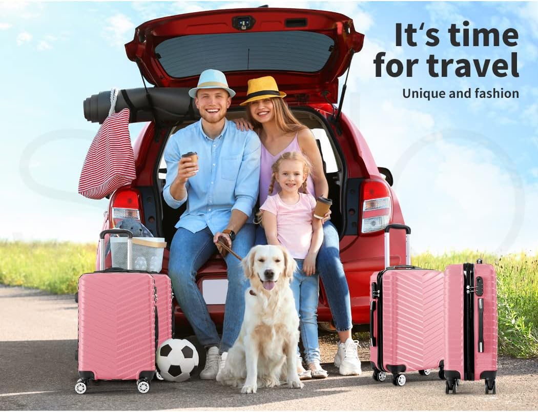 Keményhéjú Kézipoggyász Zárral és Forgó Kerekekkel – Rosemont