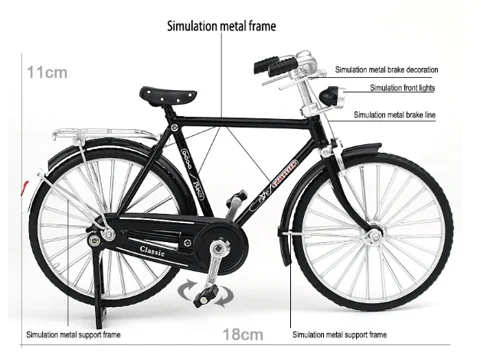 DIY Kerékpár modell méretaránya - RetroCycle