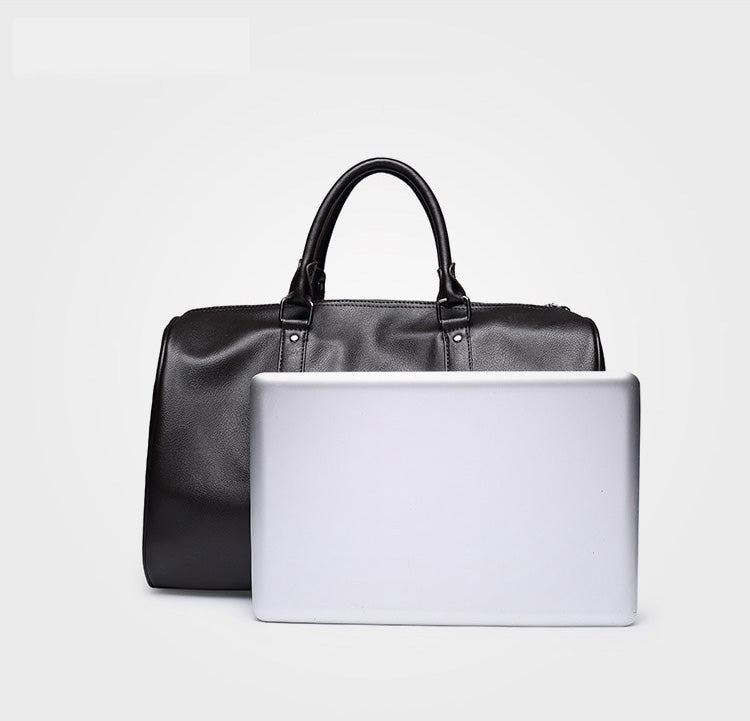 Nagy kapacitású bőr utazótáska – Könnyű és tartós kézipoggyász