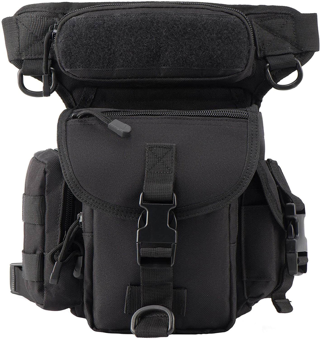 Tartós taktikai combtáska férfiaknak – Vízálló, többzsebes kialakítás