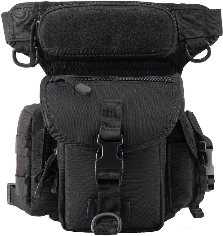 Tartós taktikai combtáska férfiaknak – Vízálló, többzsebes kialakítás
