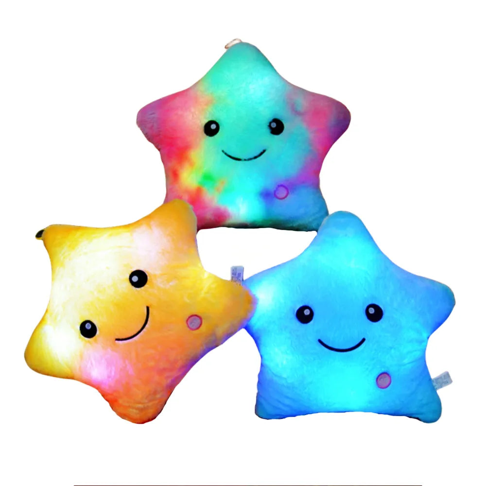LED Világító Csillag Plüsspárna Gyerekeknek - StarGlow