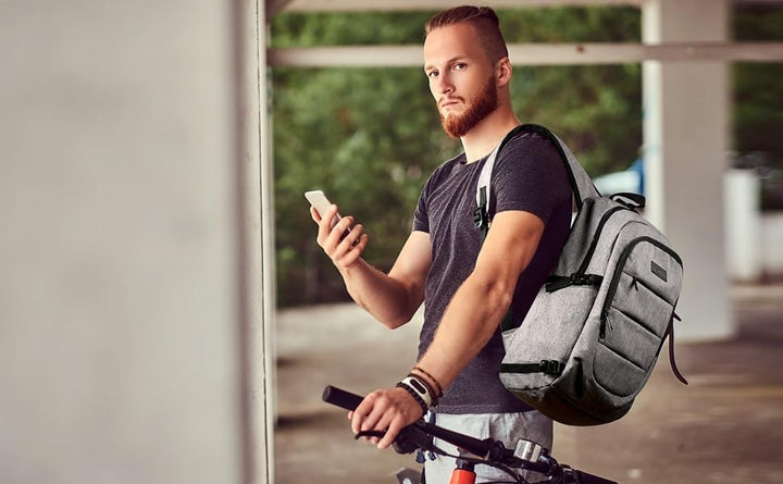 Extra nagy lopásgátló laptop és utazó hátizsák USB porttal – 30–50L