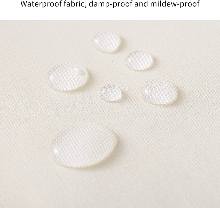 Vászon Ruhatároló Szervező Készlet – Kétirányú Cipzáras Táska Fogantyúkkal és Ablakkal