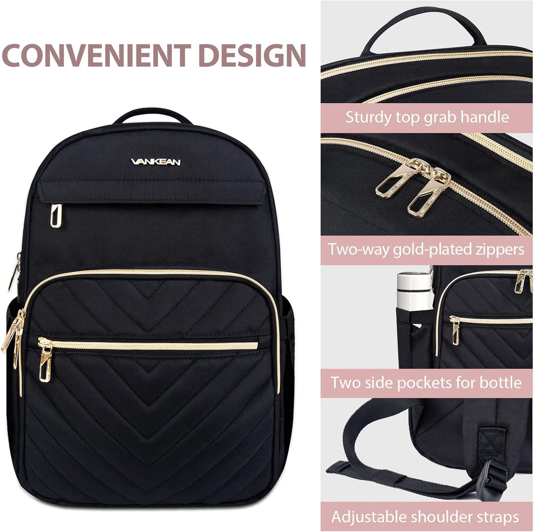 Könnyű vízálló laptop hátizsák USB porttal – 15,6" kompatibilis