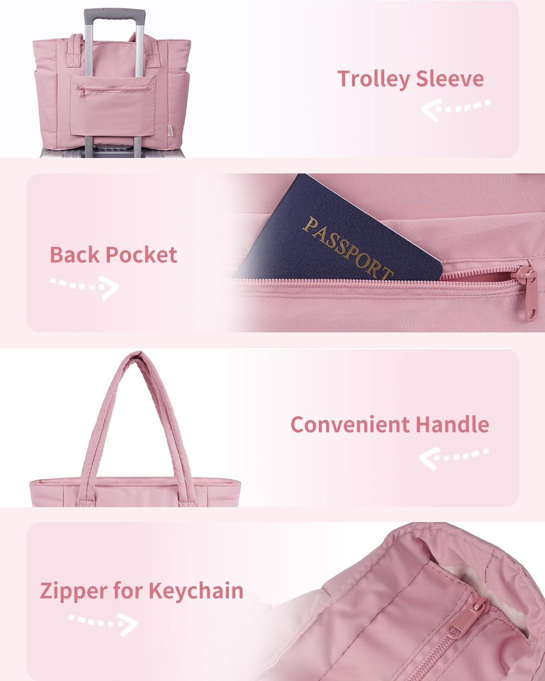 Varrt pufi táska pohártartóval és laptop rekesszel utazáshoz és munkához