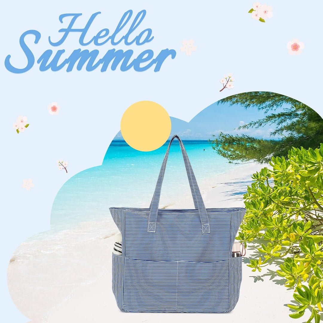 Extra nagy vízálló strandtáska nedves rekesszel – Vásárolj 1-et, és 1 ingyen van!