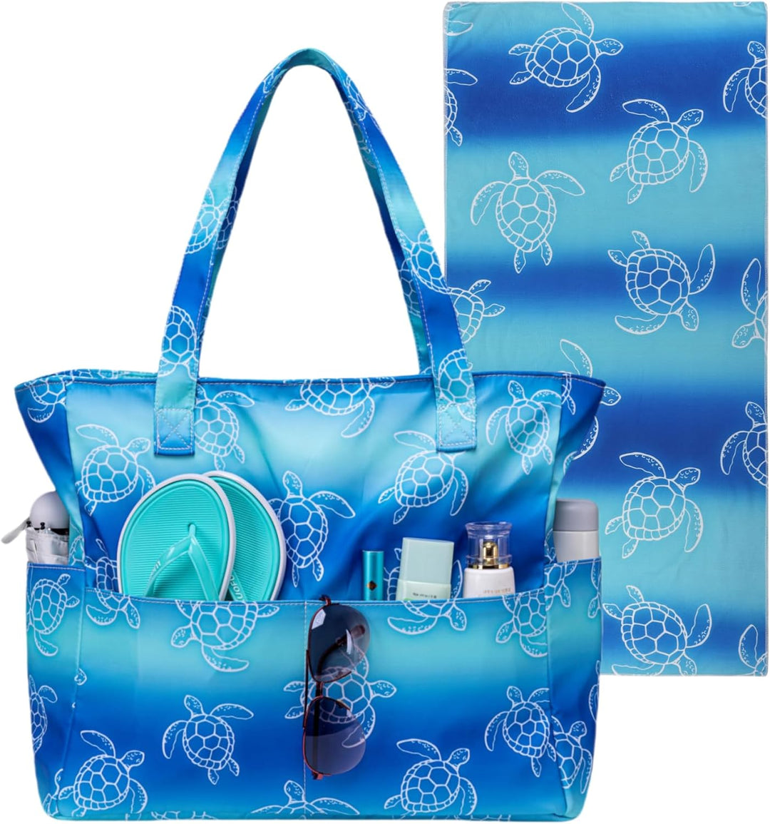 Extra nagy vízálló strandtáska nedves rekesszel – Vásárolj 1-et, és 1 ingyen van!