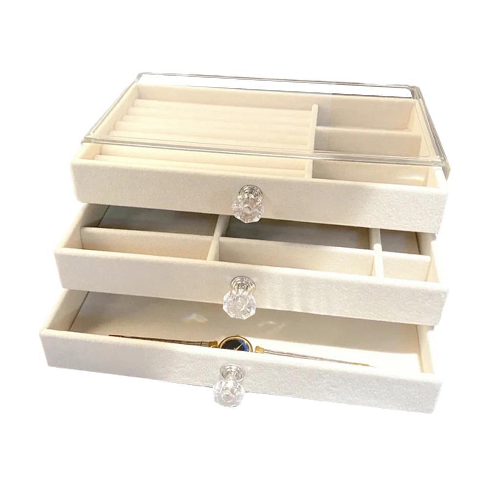 Háromrétegű Átlátszó Ékszerdoboz